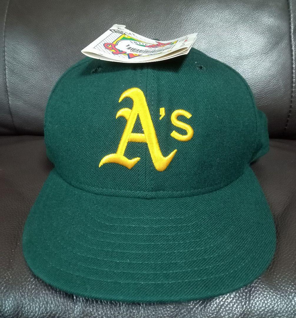 80s USA製 オークランドアスレチックス　NEWERA　CAP 新品タグ付