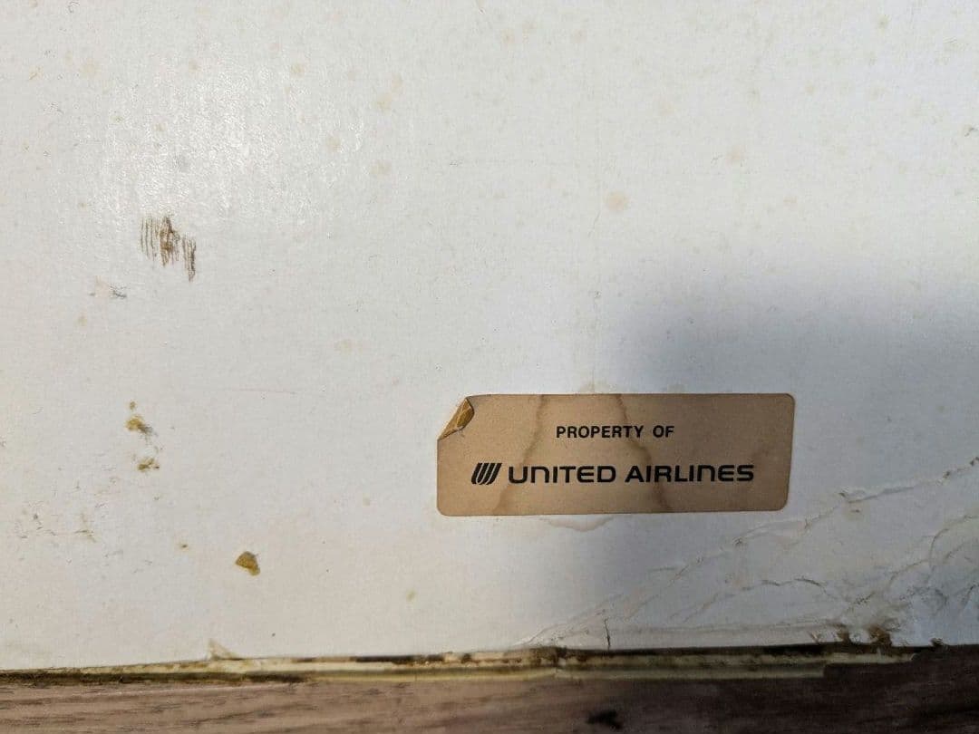 ビンテージ ユナイテッドエアライン アメリカ マップ