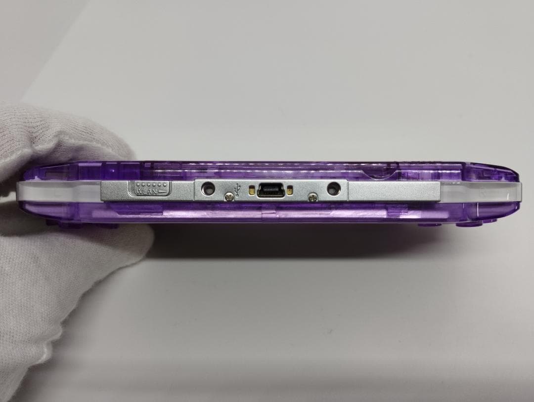 PSP 3000 すぐ遊べるセット【美品・カスタム】スケルトン　紫 パープル