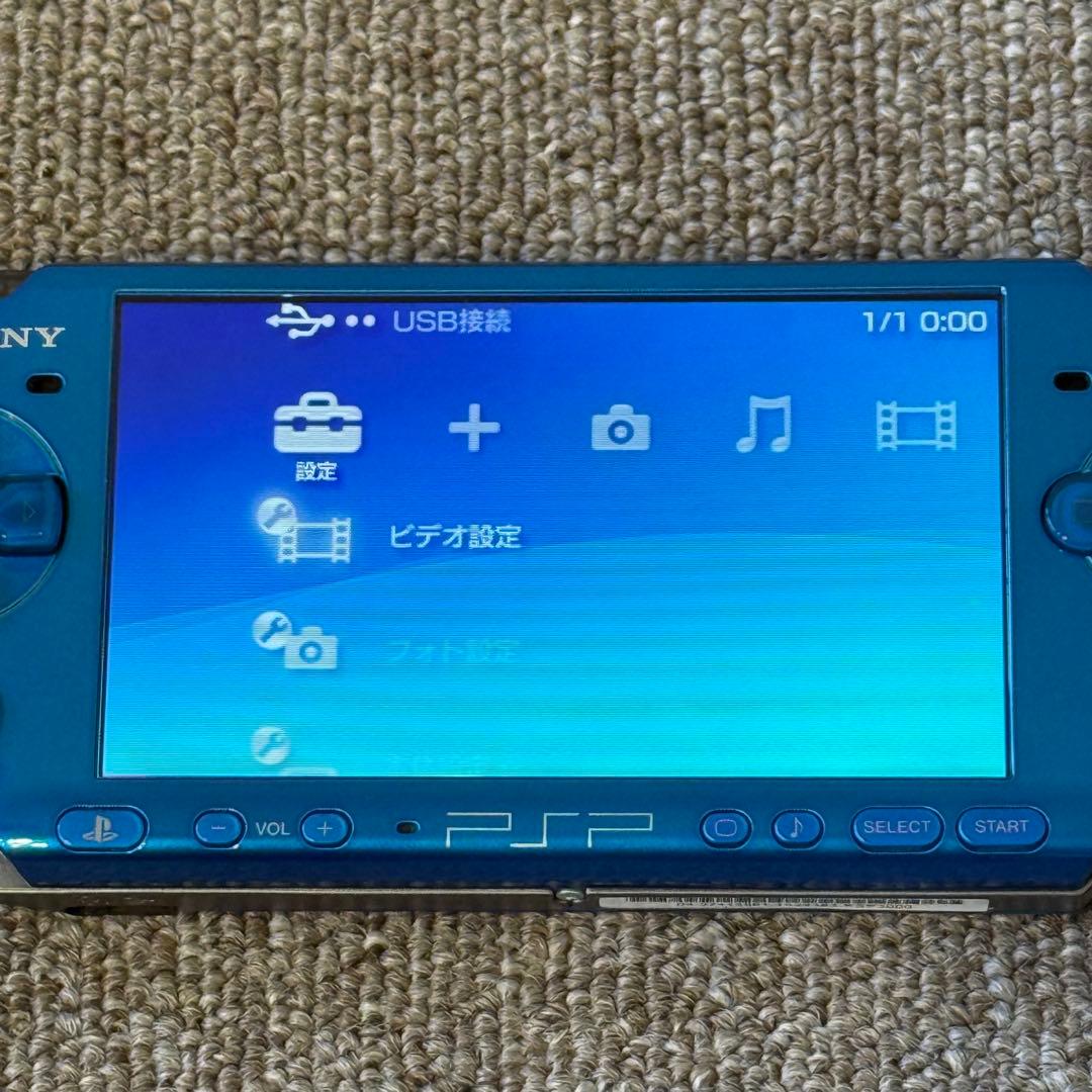 【美品】PSP-3000 本体 ブルー