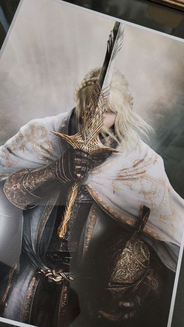 エルデンリング 額装入り高精彩アート 「針の騎士 レダ 」 複製原画 レダ