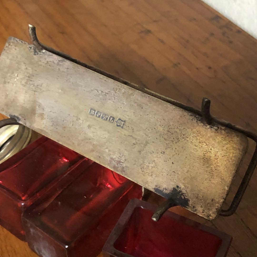 ◆489◆イギリス　アンティーク塩コショウ 楊枝 ホルダー　キッチン