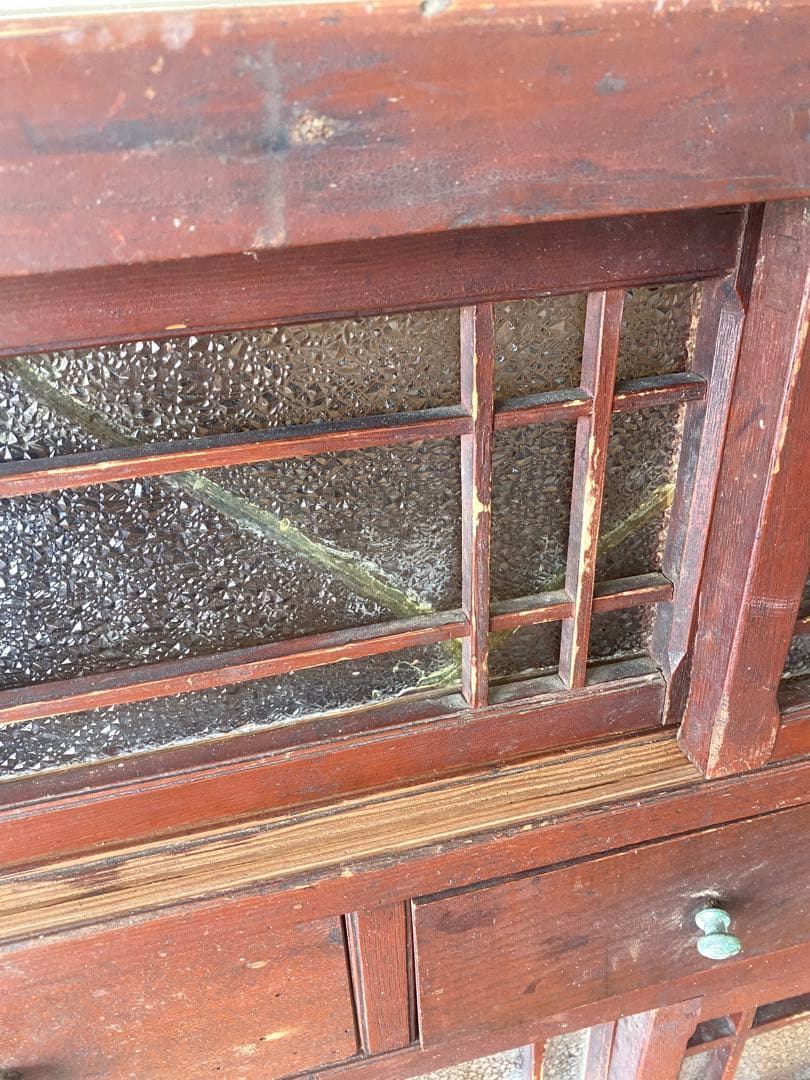 茶箪笥　食器棚　整理棚　小物入れ　昭和アンティーク