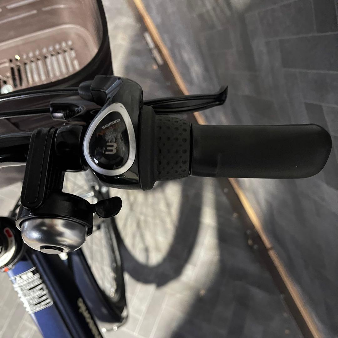 電動アシスト自転車 ネイビー シティタイプ