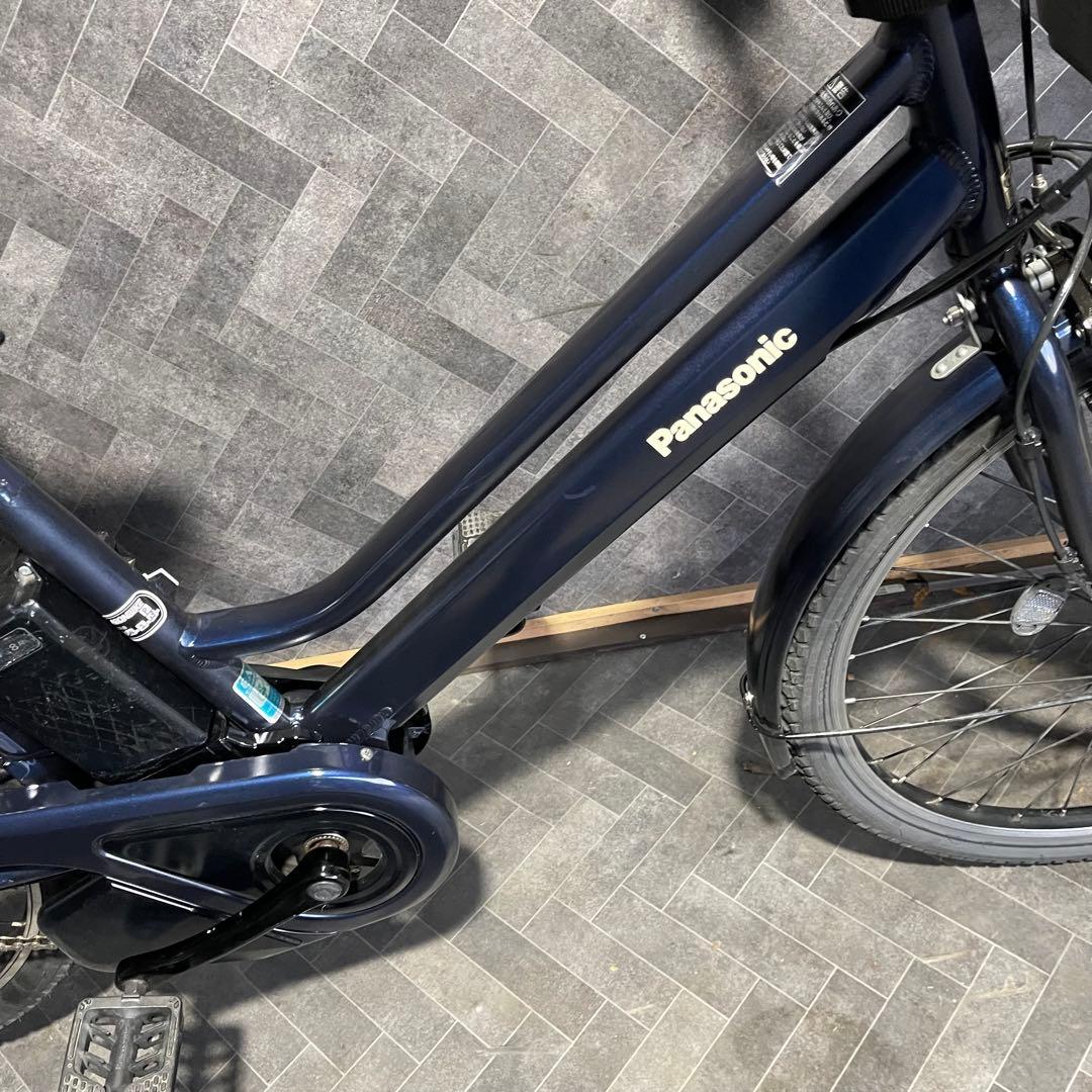 電動アシスト自転車 ネイビー シティタイプ