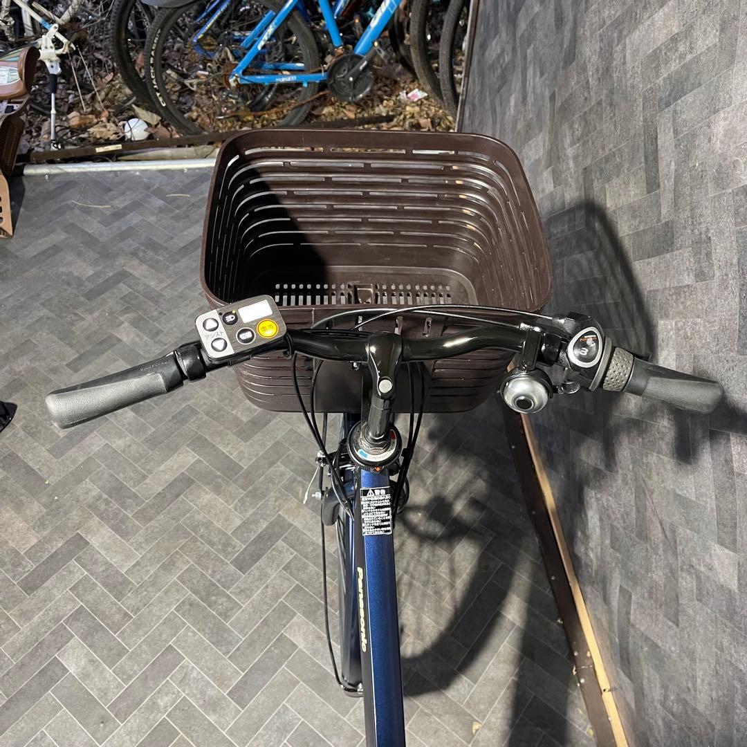 電動アシスト自転車 ネイビー シティタイプ