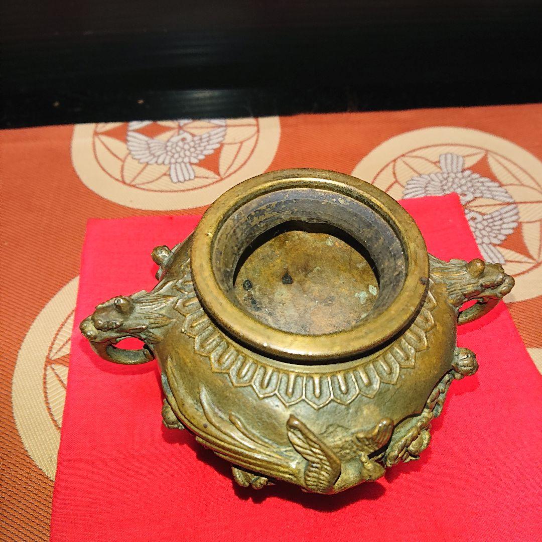 乾隆年製、銅製香炉レトロ