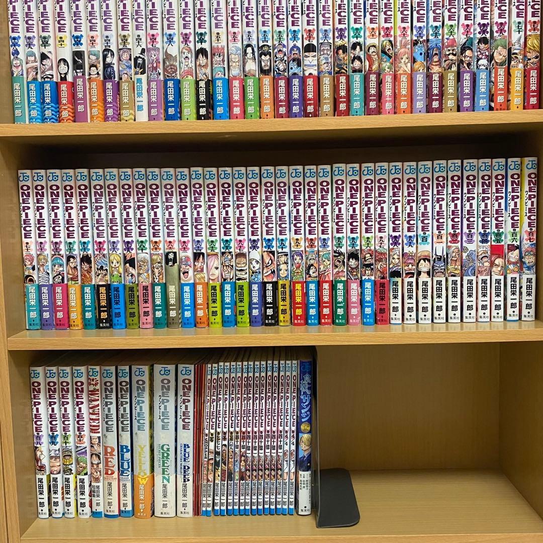 ポ*ポ様 ONEPIECE ワンピース 1〜111巻 全巻初版帯付き 関連本多数