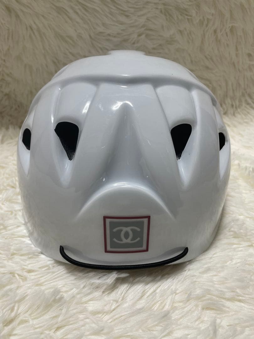 希少　CHANEL シャネル ヘルメット IDENTIFICATION 白