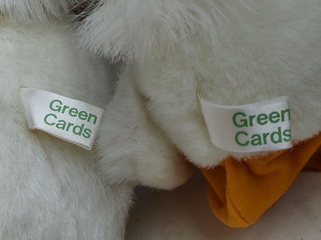 Green Cards ペリカン　ぬいぐるみ親子2体　未使用品