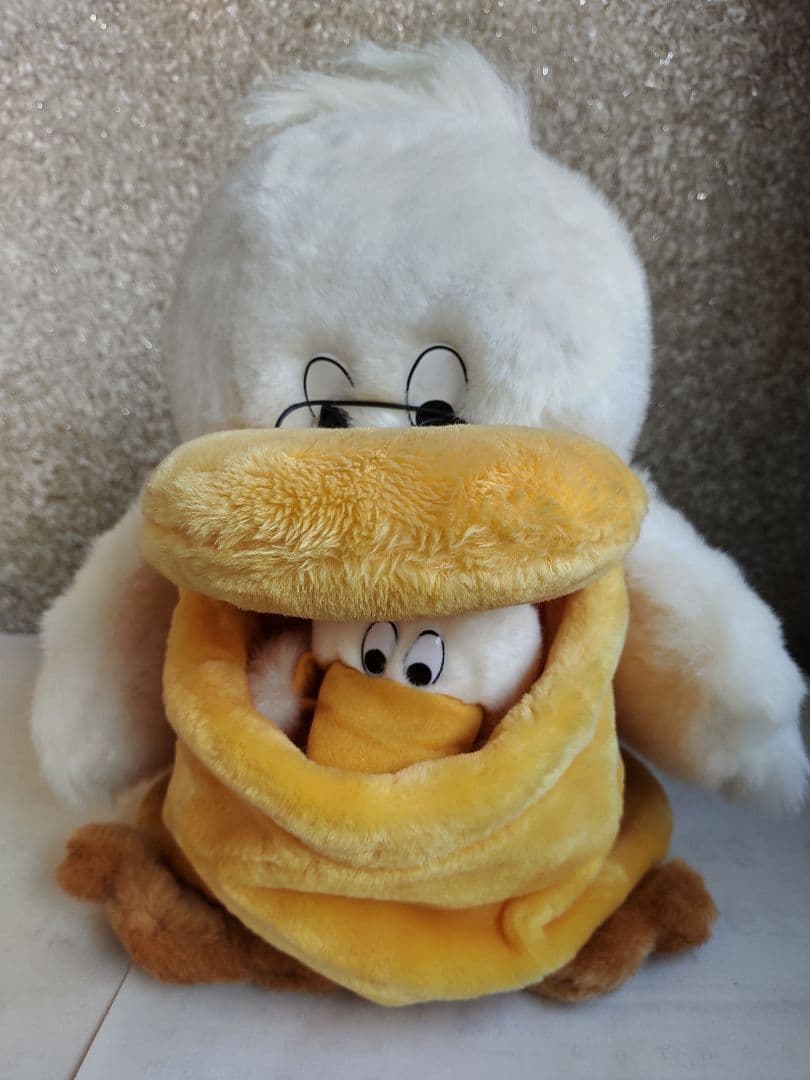 Green Cards ペリカン　ぬいぐるみ親子2体　未使用品