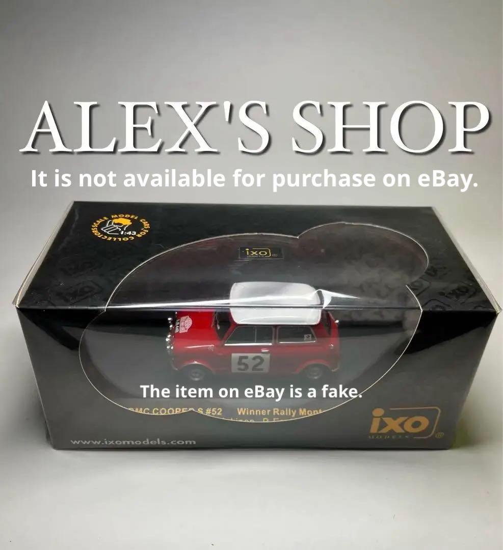 絶版希少i xo 1/43 MINI クーパーSモンテカルロラリー優勝 1965