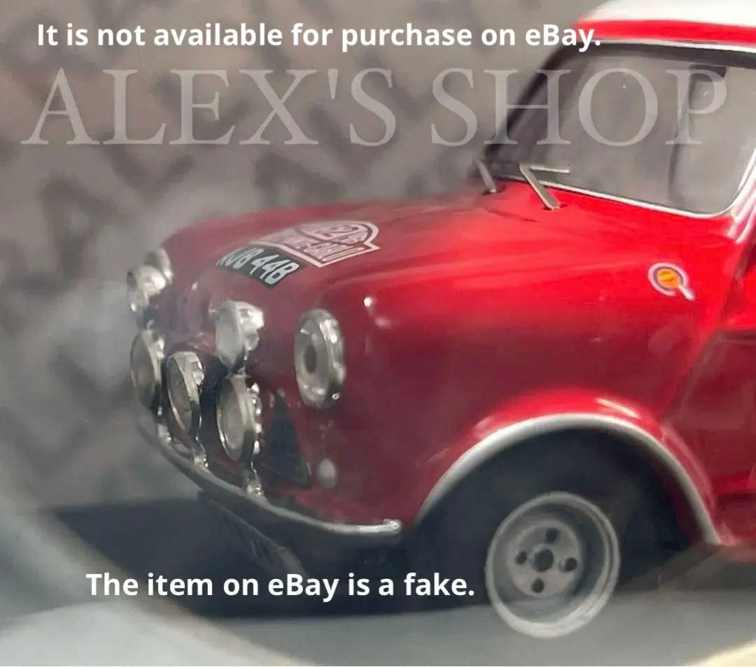 絶版希少i xo 1/43 MINI クーパーSモンテカルロラリー優勝 1965