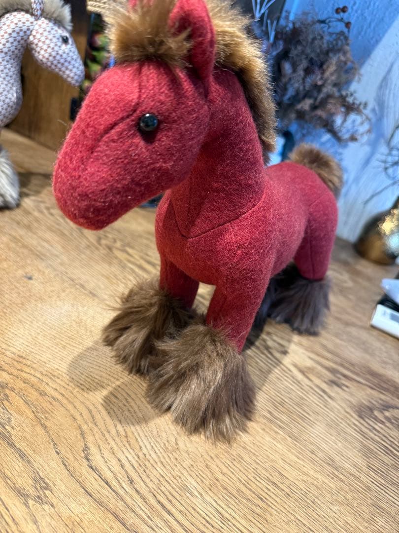 エルメス　エルミー　ぬいぐるみ　ワインレッド