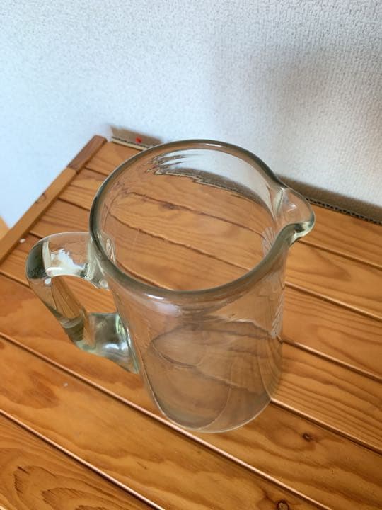 戦前のアサヒビール製ガラスピッチャー、アンティーク・骨董品