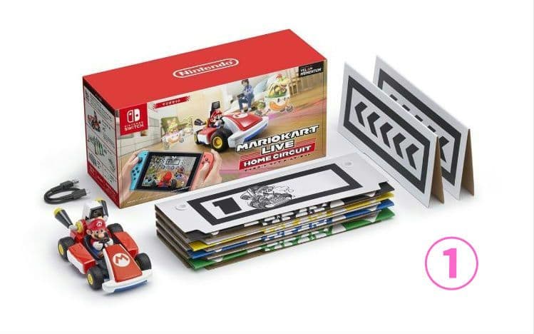 ＃①マリオカート ライブ ホームサーキット＋②アクセサリー収納セットの2点セット