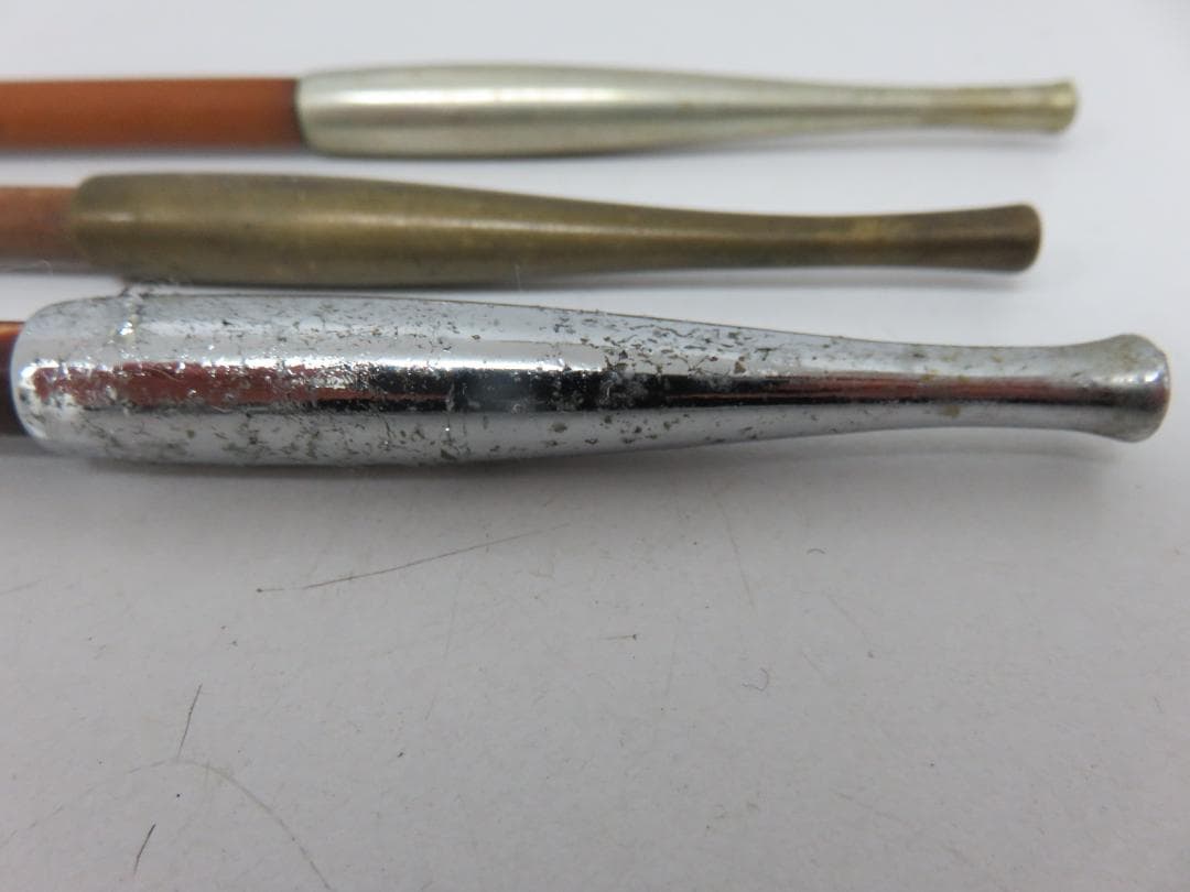 アンティーク キセル 4本セット 煙管 竹製 木製 金属製 レトロ 古道具 骨董