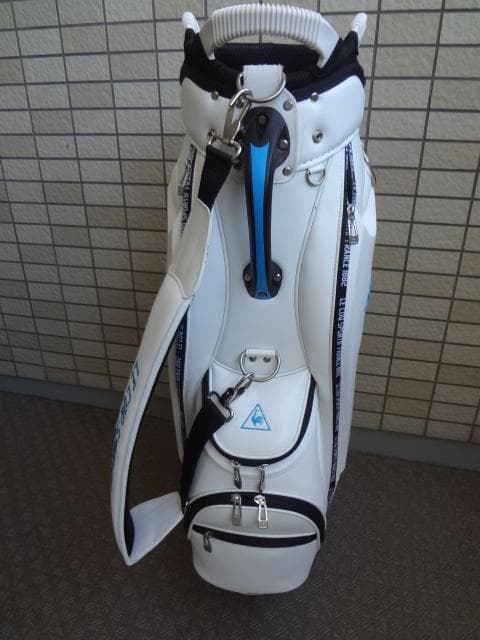 ルコック / le coq 9型キャディバッグ(QQBQJJ03) 白 極上品