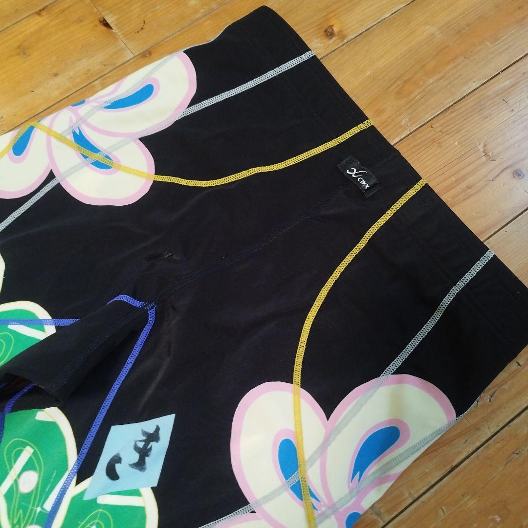 【美品】希少　京都限定　CW-X HZY-301　M 和柄　花柄レギンス