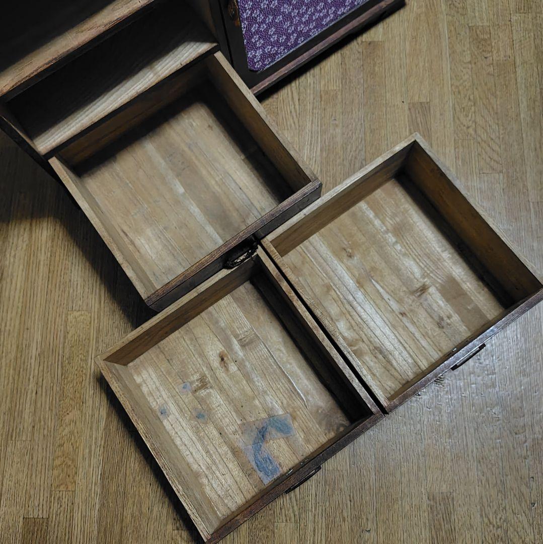 昭和 レトロ アンティーク ヴィンテージ 古道具 箪笥 引き出し ガラス戸棚