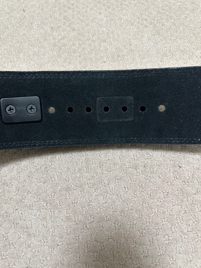 ALL OUT レザー トレーニングベルト　ワンタッチ　レバーアクション