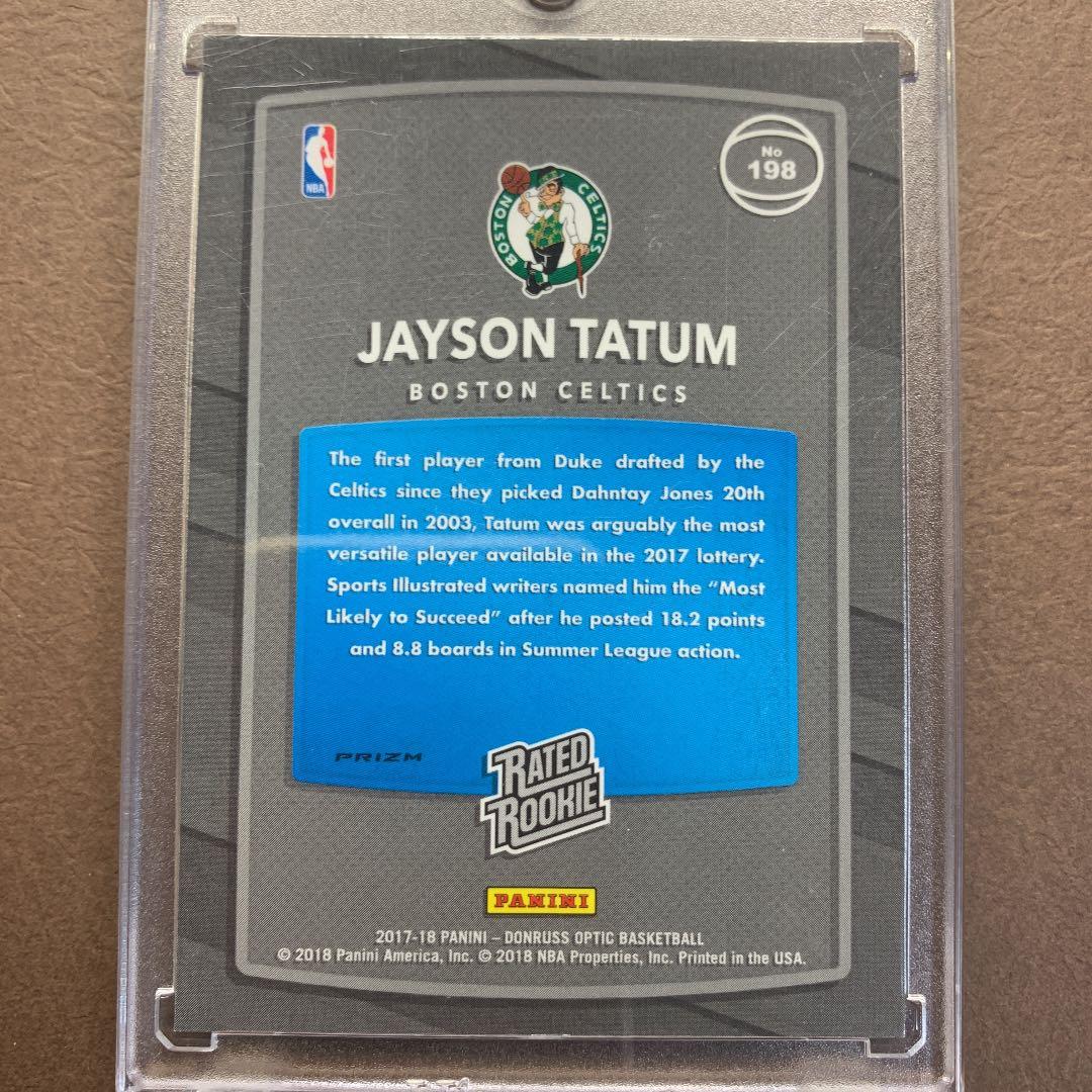 Panini Optic Jayson Tatum テイタム RC ホロカード