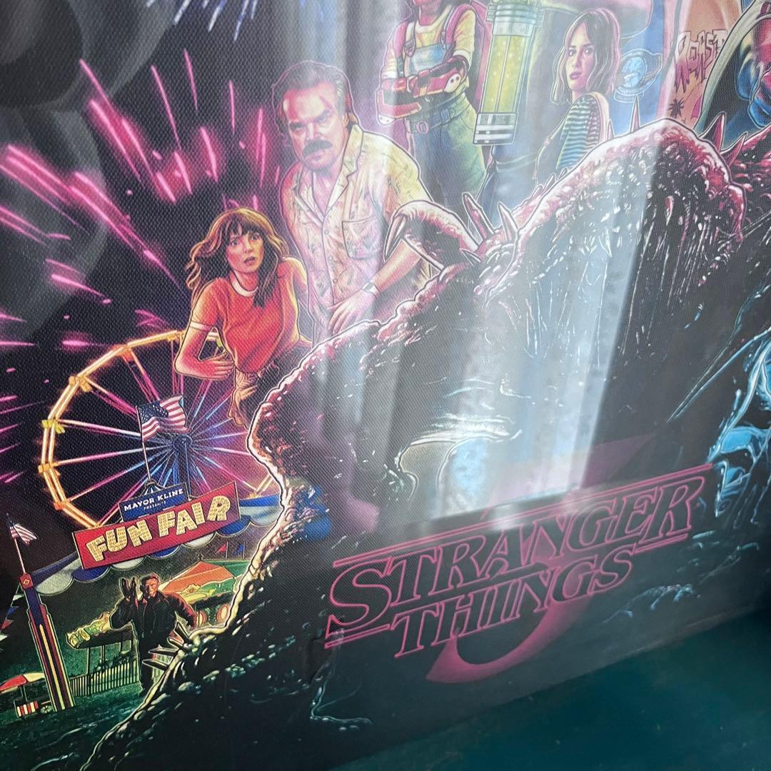 Stranger Things 3 ポスター キャンパス
