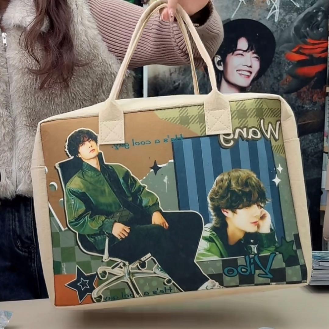 王一博 衣物収納袋&旅行用フェルトバッグ　バッグ❣️5点セット確認用❣️0119