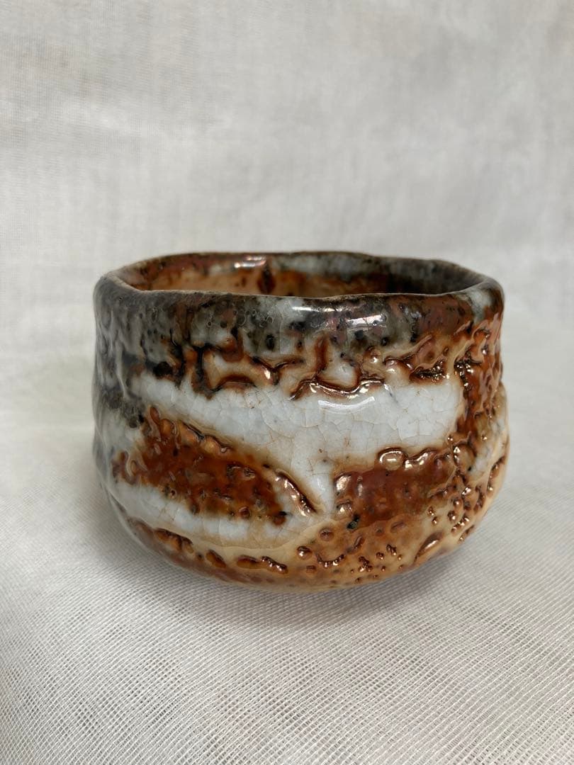 木戸貞昭は／ふり志野茶碗／B40