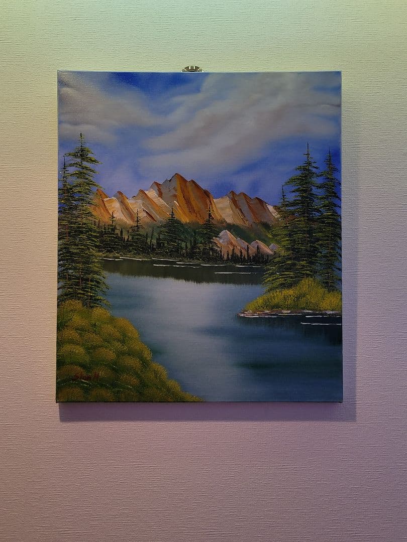 絵画 Brown Mountain