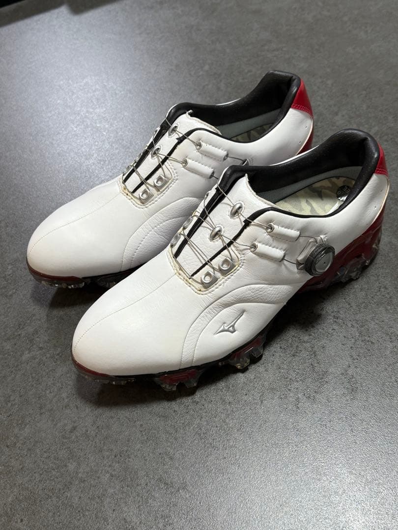 MIZUNO ゴルフシューズ 27cm 白 ダイヤル式 新品未使用