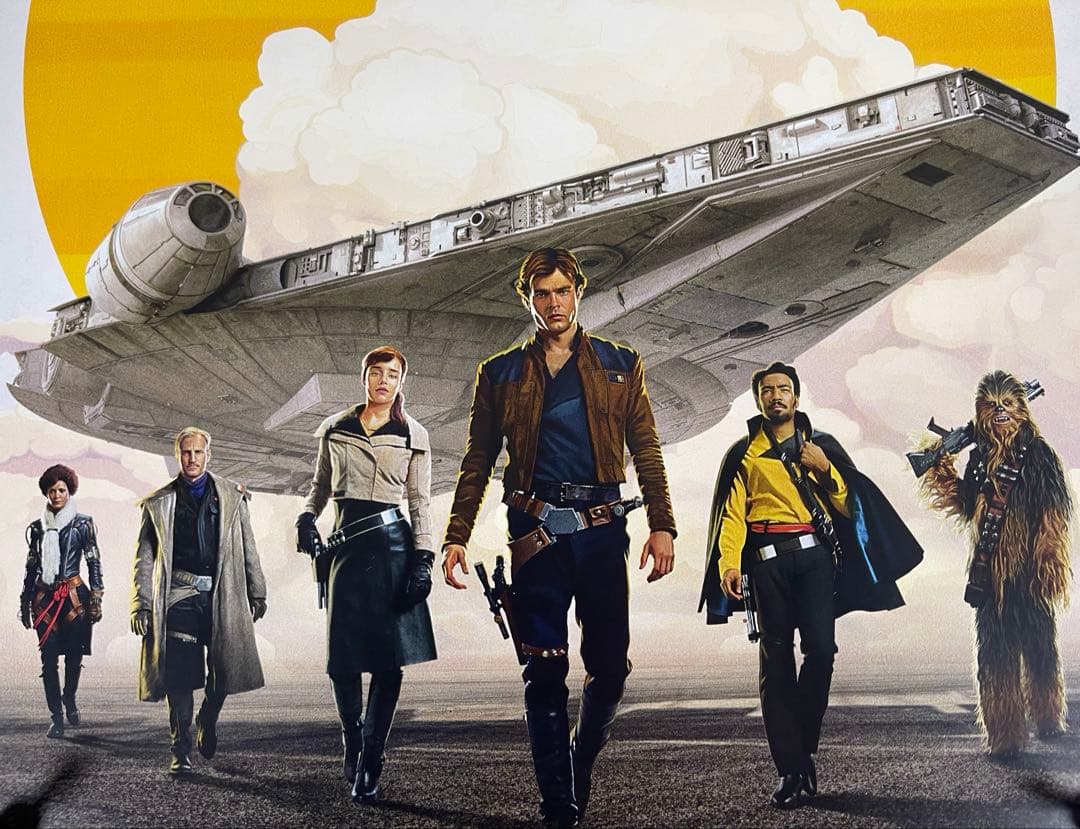 *枚数限定*映画館用片面印刷ポスターUS版: ハンソロ スターウォーズストーリー