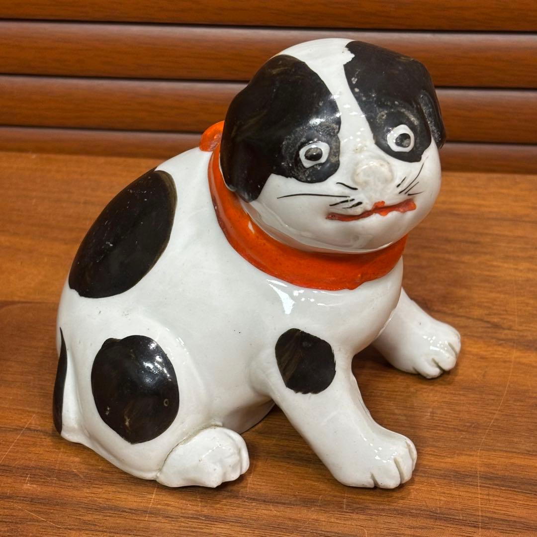 江戸時代　古伊万里　可愛い犬　狛犬