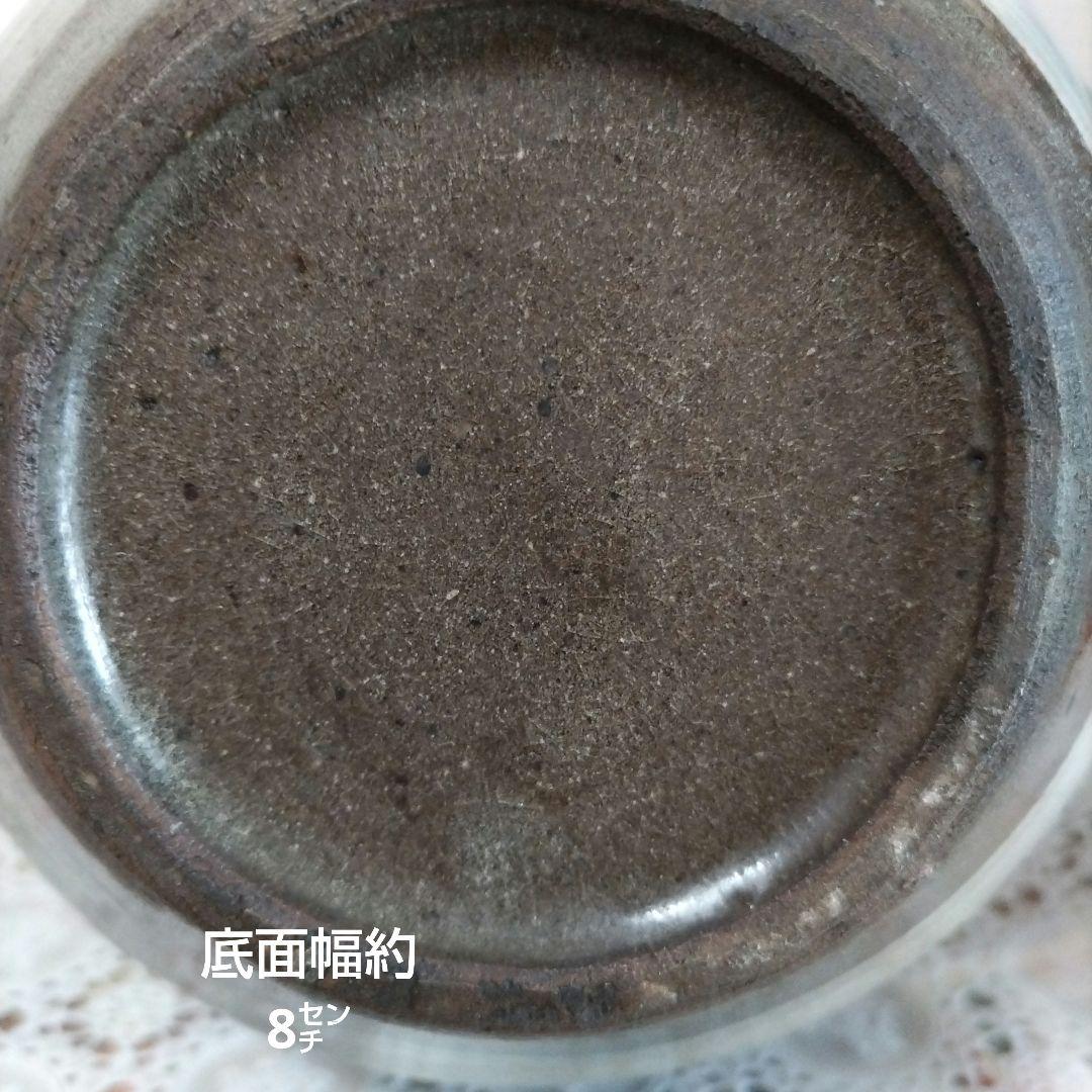 骨董品　唐津　刷毛目松紋瓶