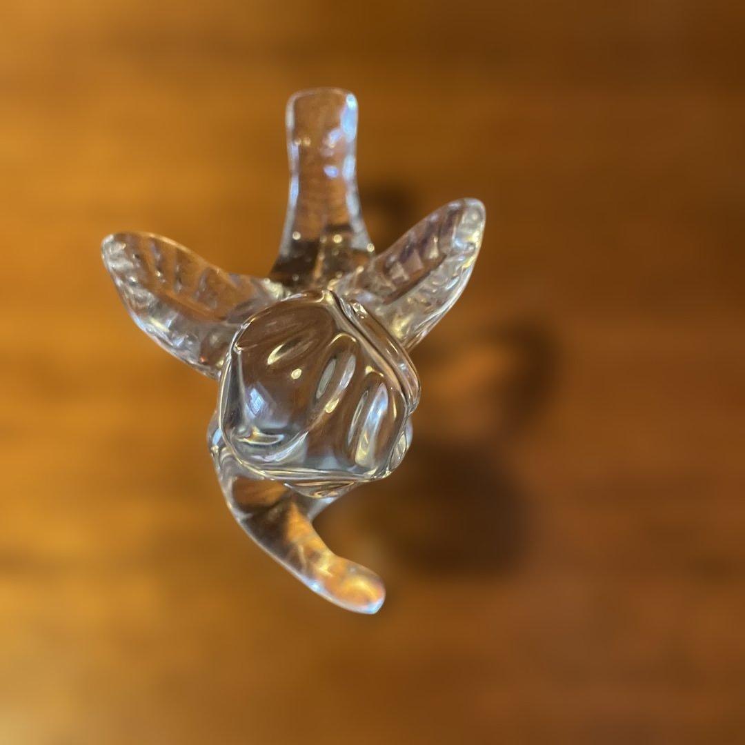 Baccarat クリスタルガラス 天使 置物