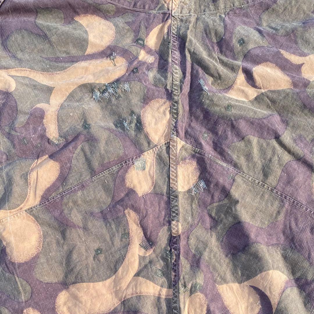 【超レア】ハンガリー軍幕　初期型　扇型　１枚②　迷彩　ハリケーンカモ　ミリタリー