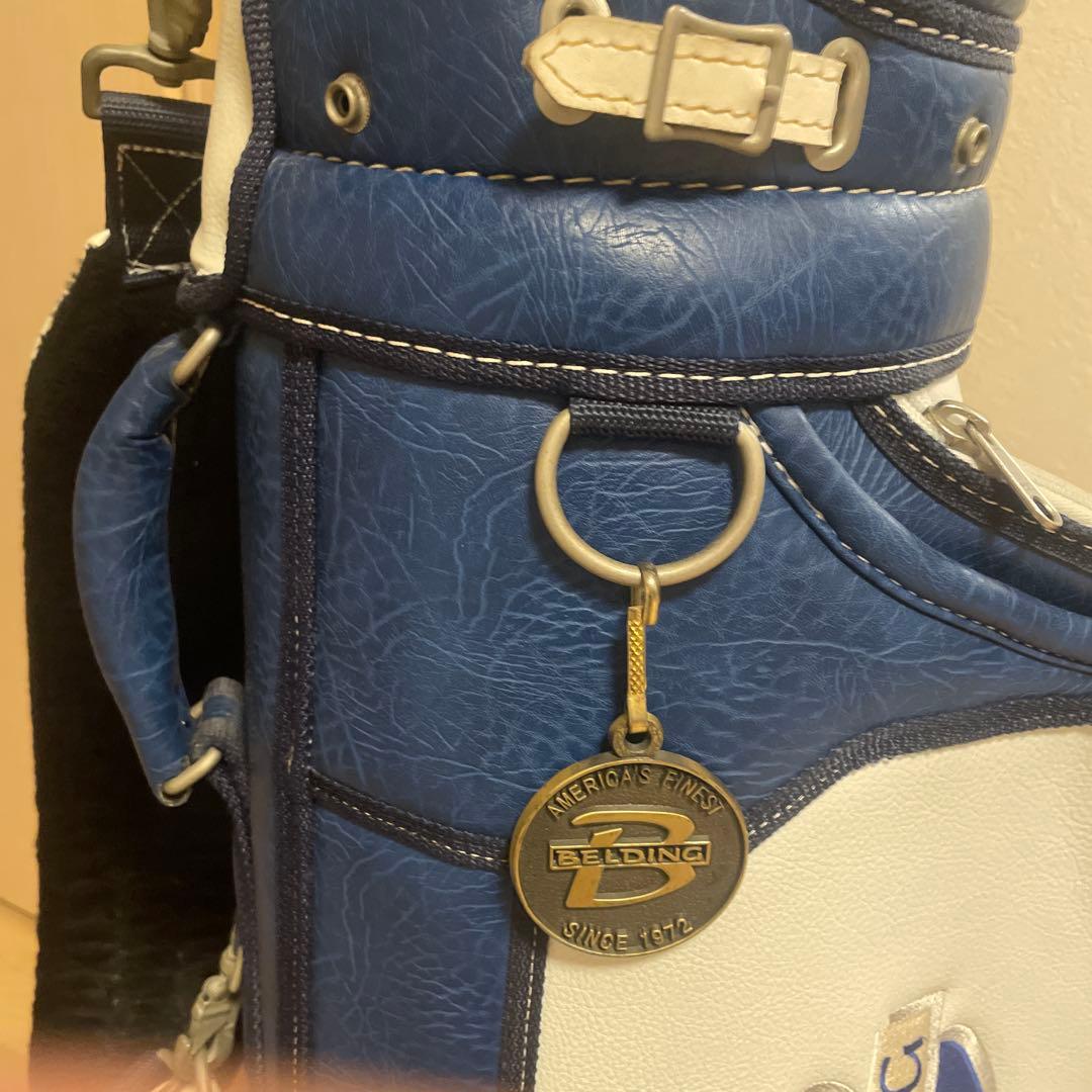 BELDING キャディバッグ 青・白