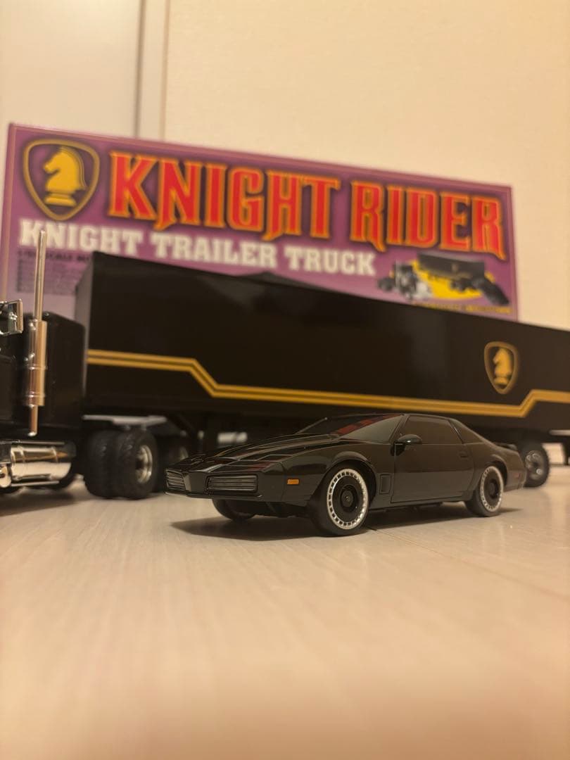ナイトライダー✨①財団トレーラー完成品✨②ナイト2000 KITT セット✨