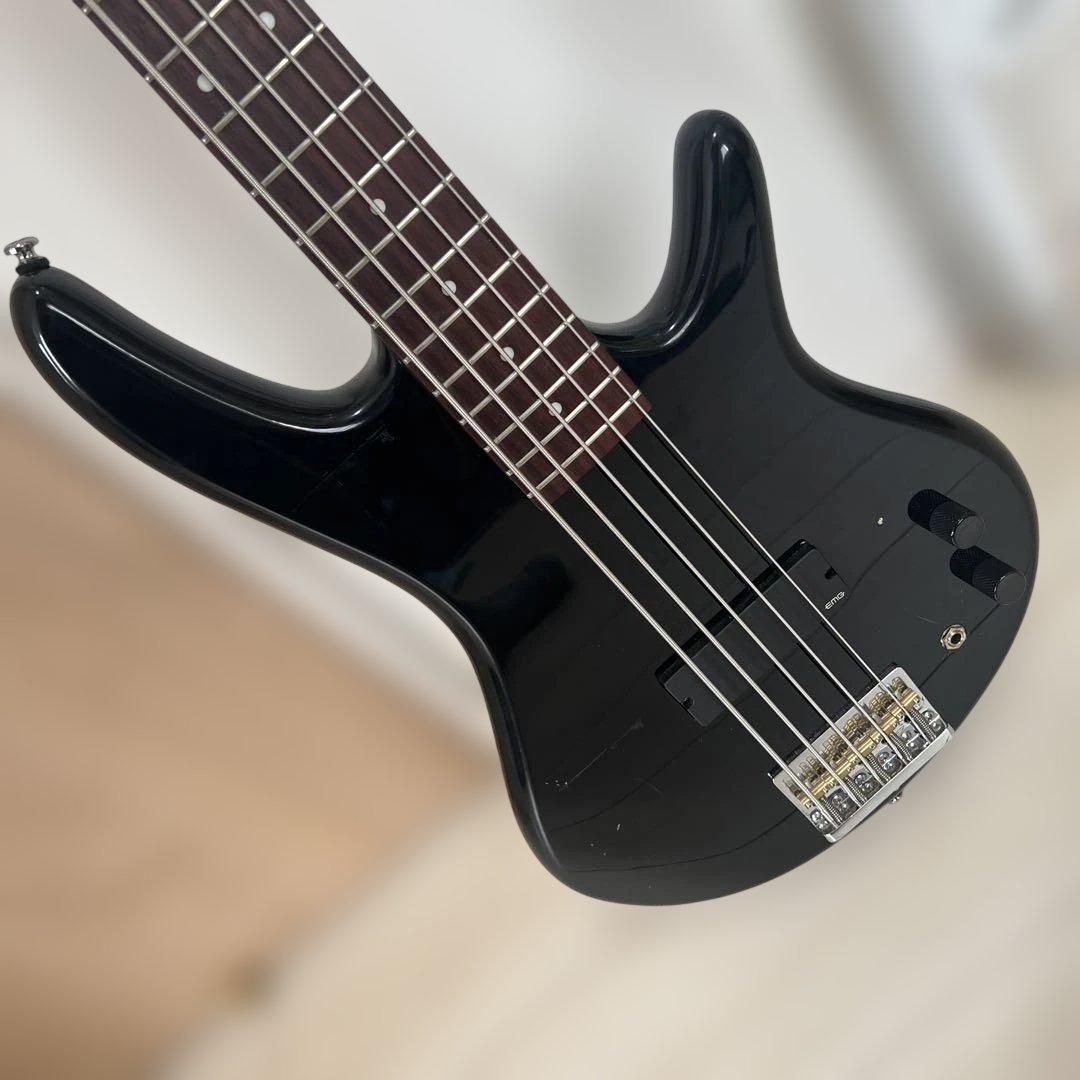 【極美品】アイバニーズ 5弦ベース EMGジャック移設 GSR105EX 黒