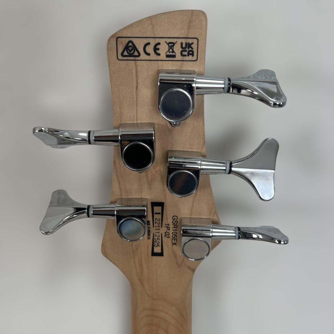 【極美品】アイバニーズ 5弦ベース EMGジャック移設 GSR105EX 黒