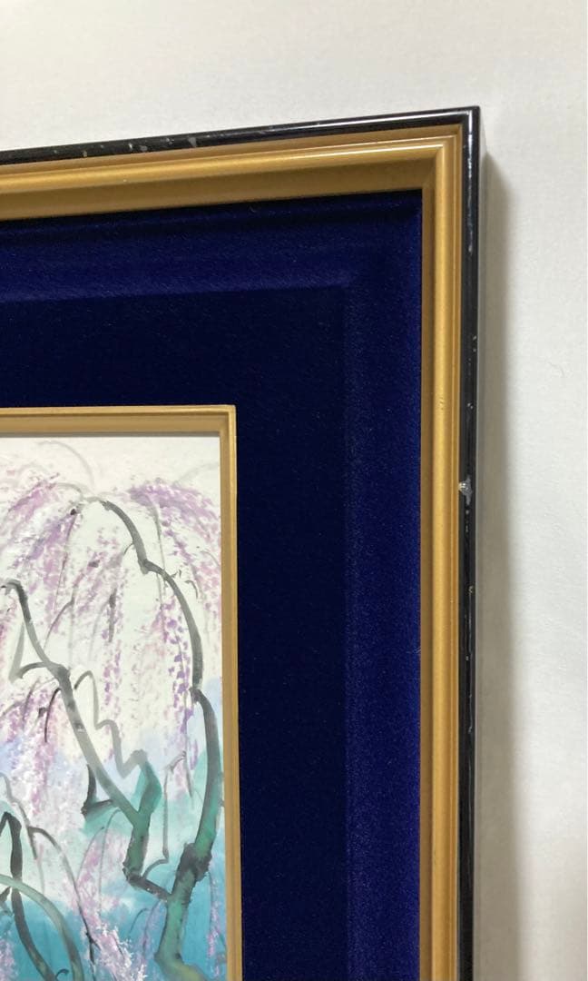 染色作家　前田華清　原画　桜の風景 日本画　アート インテリア