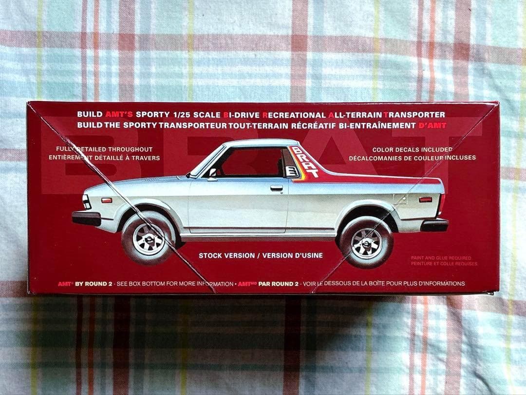 amt 1/25 スバル・ブラット ピックアップ w/シルクスクリーンデカール