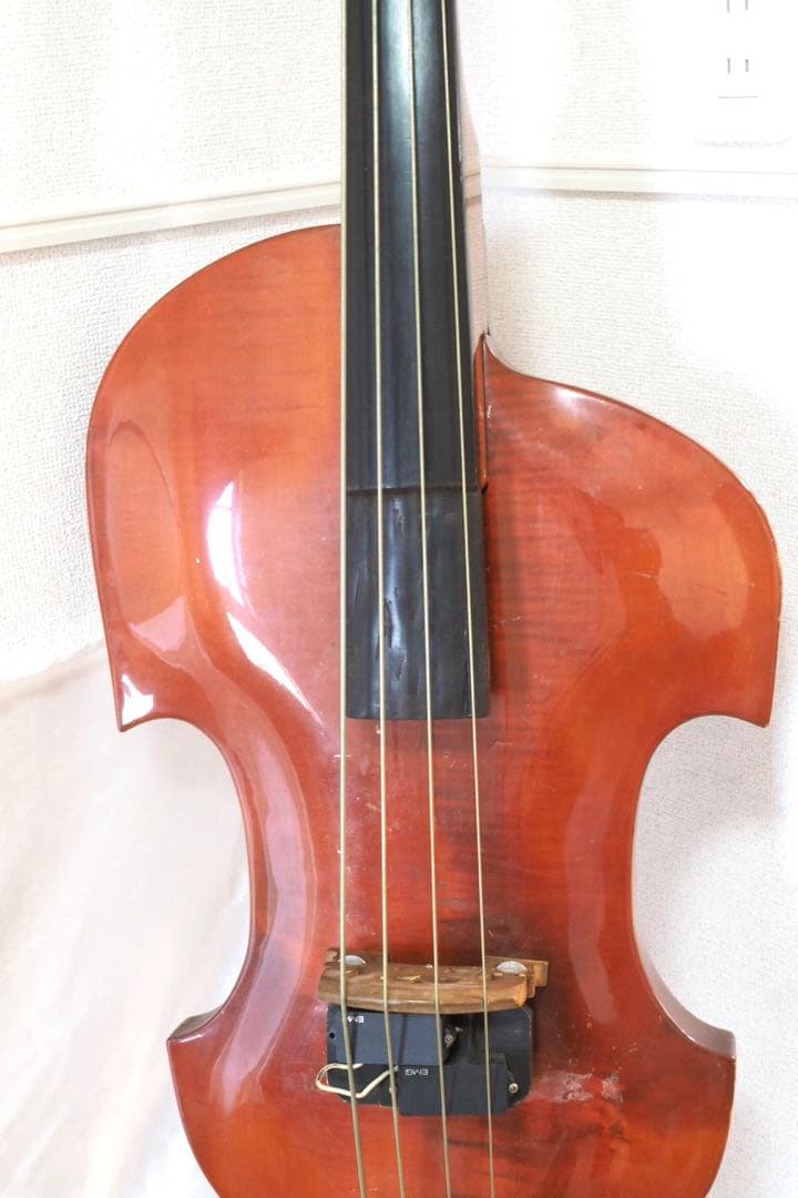 ブランド不明 コントラバス アップライトベース ソフトケース付き