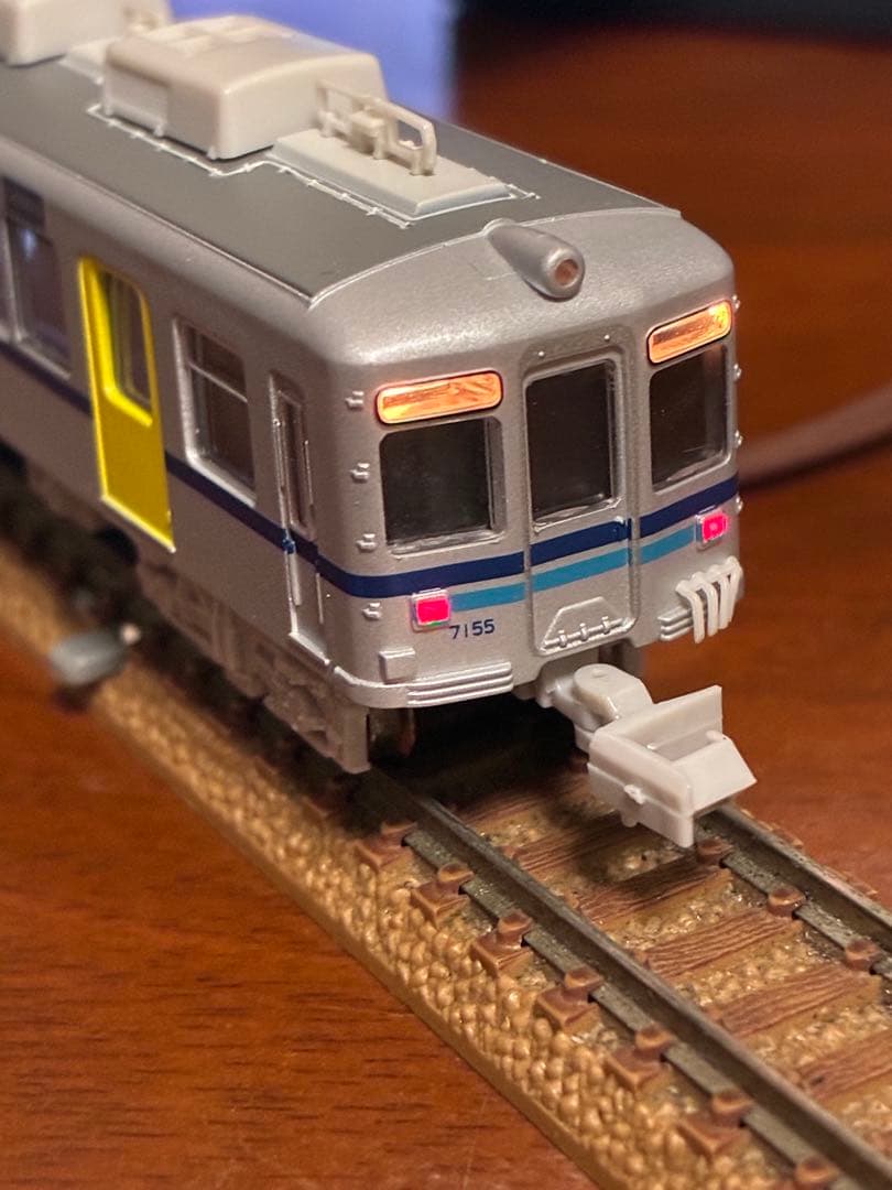 B*d様 北総開発鉄道7150形8両　マイクロエース ライト点灯動力動作確認済