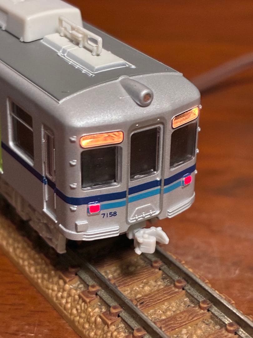 B*d様 北総開発鉄道7150形8両　マイクロエース ライト点灯動力動作確認済