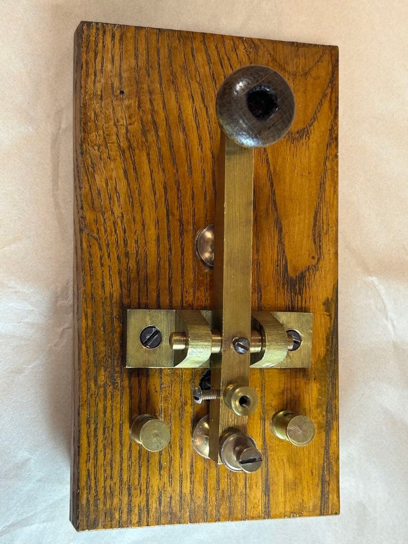 ヴィンテージ 木製 電鍵