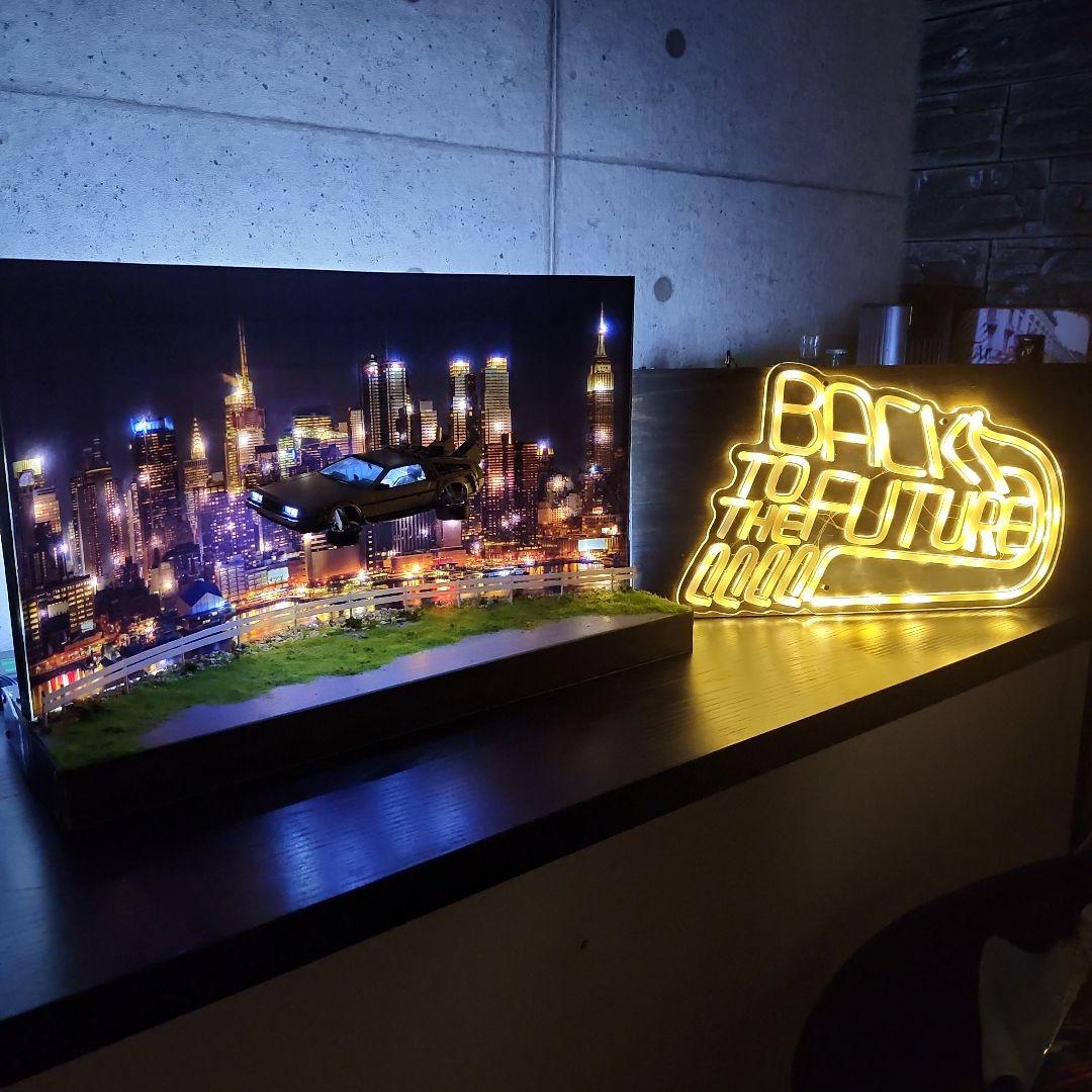 デロリアン　1/24 ジオラマ