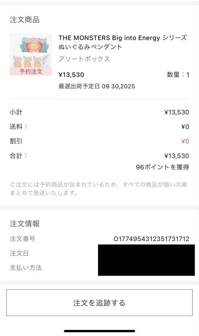 正規品 LABUBU Big into Energy ラブブアソートBOX 1個