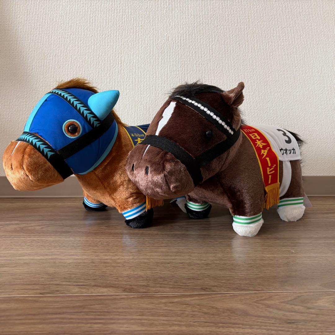 本日のみ！緊急値下げダイワスカーレット＆ウオッカサラコレふわふわBIGぬいぐるみ