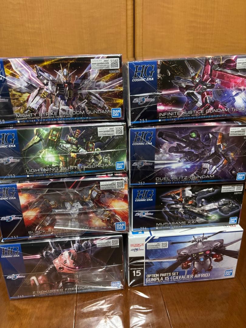 【新品未組み立て】HG ガンプラ SEED FREEDAM まとめ売り